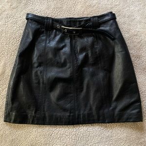 Wilsons leather mini skirt